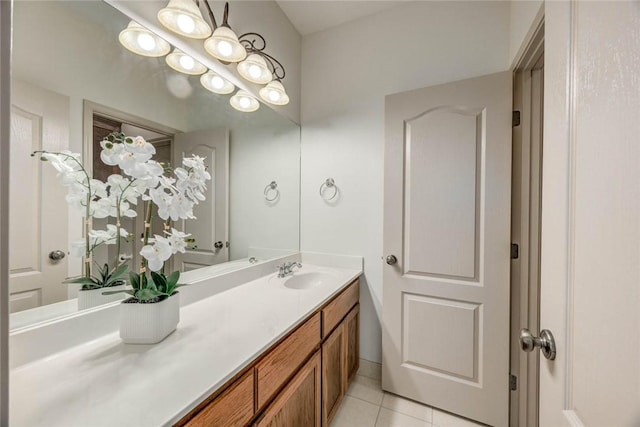 46 E Bar Le Doc Dr, Corpus Christi, TX 78414 - bathroom featuring tile patterned floors and vanity