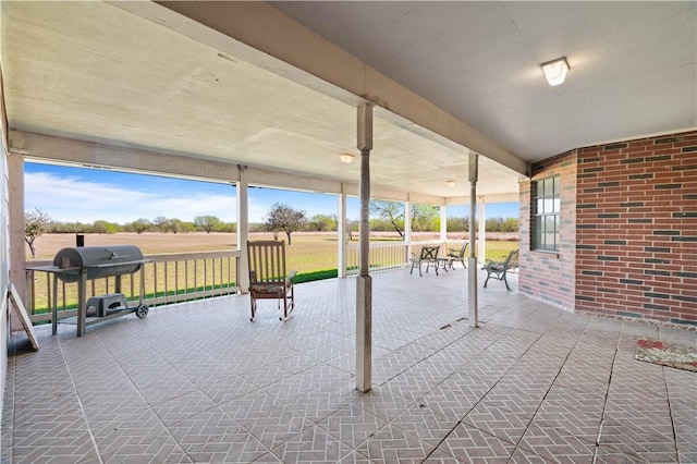 view of patio / terrace with grilling area