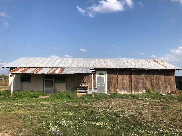 1408 S Norton Hwy, Freer, TX 78357 - back of property featuring metal roof
