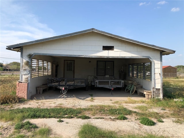 view of back of house