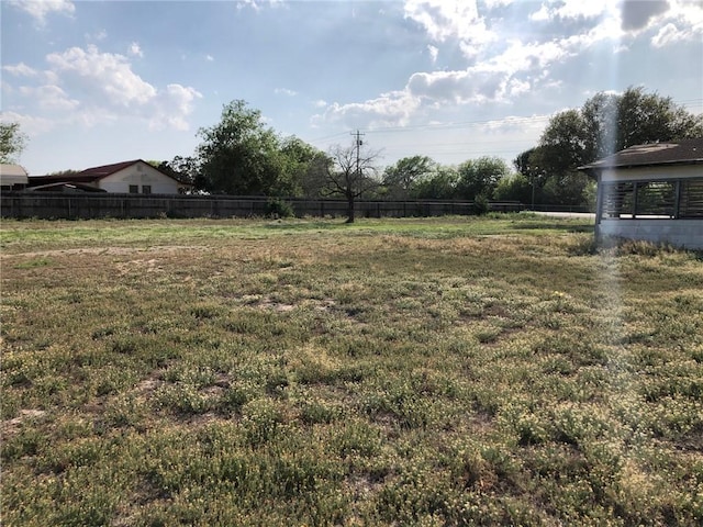 1408 S Norton Hwy, Freer, TX 78357 - view of yard with fence