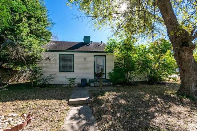 view of rear view of house