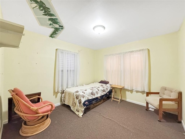 bedroom featuring carpet floors