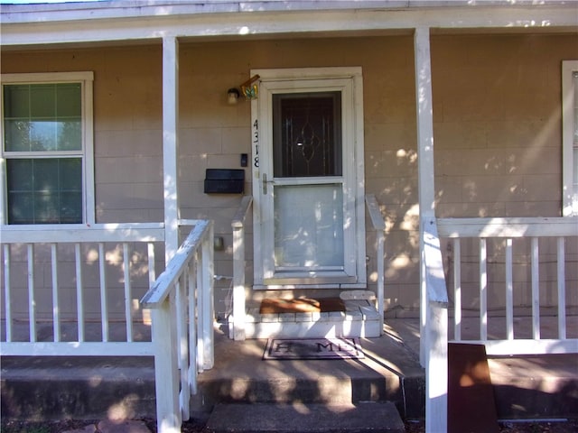 view of property entrance