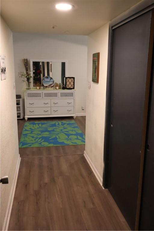 109 Kissling Ave, Robstown, TX 78380 - hallway featuring baseboards and wood finished floors
