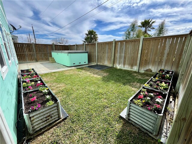 view of yard featuring a patio area