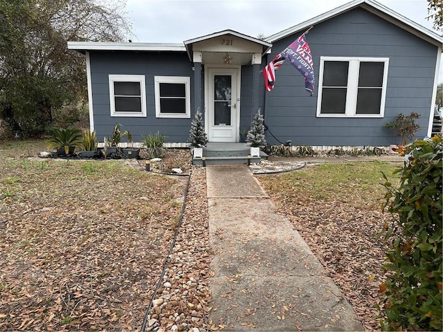 view of front of home