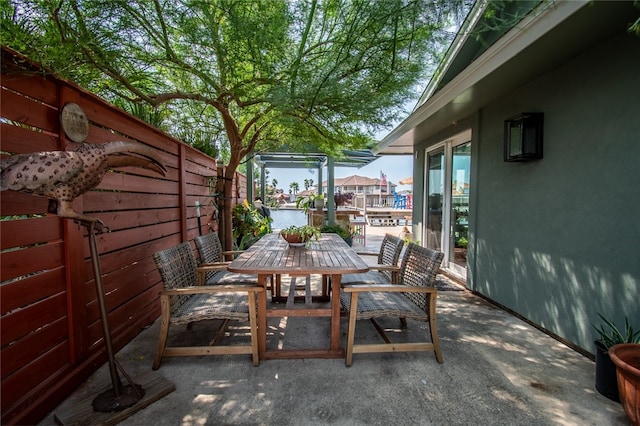 view of patio