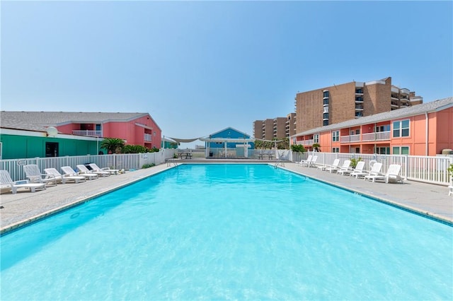 800 Beach Access Road 1a 804, Port Aransas, TX 78373 - community pool featuring a patio