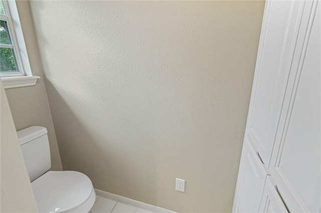 7617 Del Rio Dr, Corpus Christi, TX 78413 - bathroom with toilet and tile patterned flooring