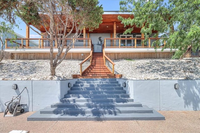 113 Bay Ct, Aransas Pass, TX 78336 - exterior space featuring stairs