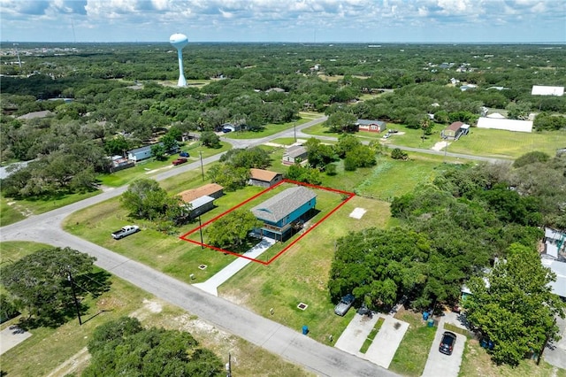 1123 S Fuqua St, Rockport, TX 78382 - view of property location featuring property parcel outlined