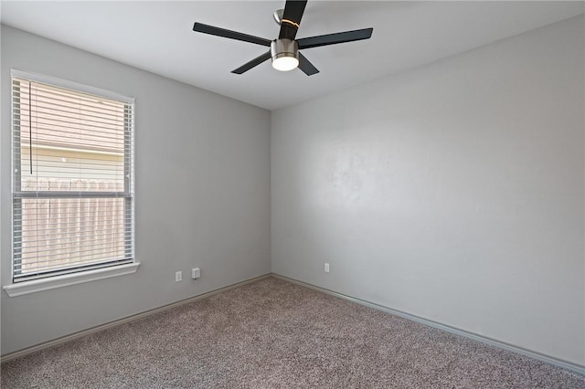 3406 Angelina St, Corpus Christi, TX 78414 - empty room featuring carpet and ceiling fan