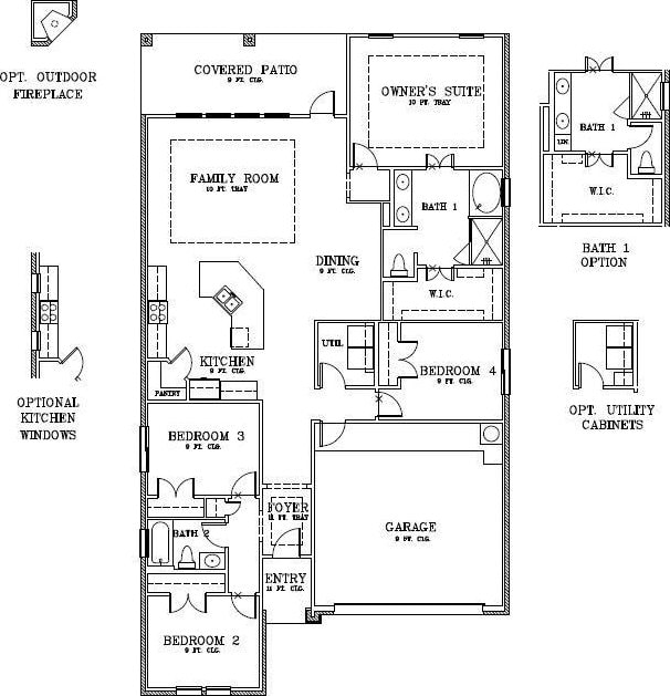 2550 Las Estrellas St, Corpus Christi, TX 78414 - floor plan / room layout