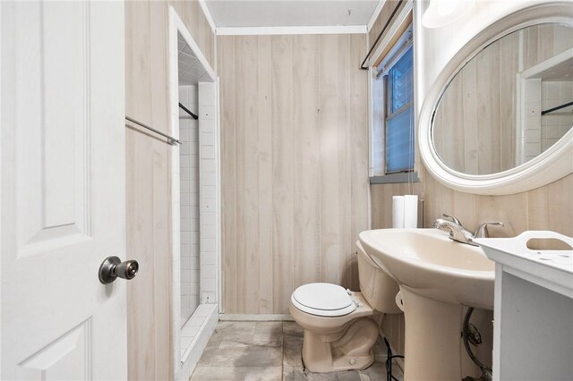 3718 Brushwood, Corpus Christi, TX 78415 - bathroom with toilet and a stall shower