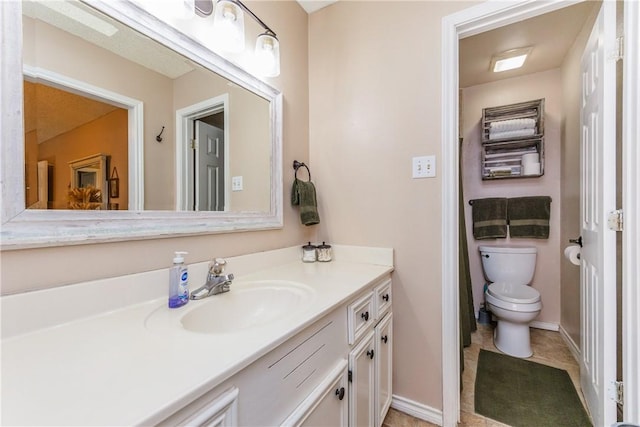6309 Brianna Cir, Corpus Christi, TX 78414 - bathroom featuring vanity and tile patterned flooring