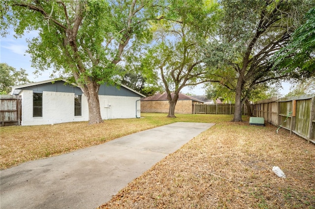 view of yard