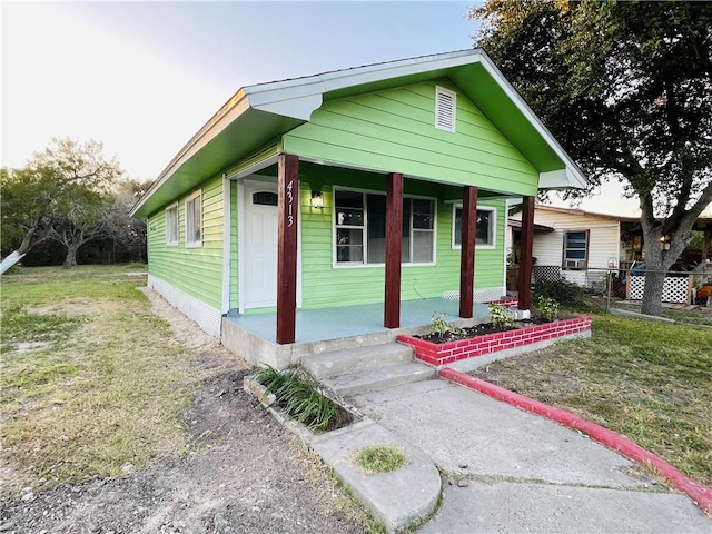 4313 Molina Dr, Corpus Christi, TX 78416 - view of front of home with covered porch
