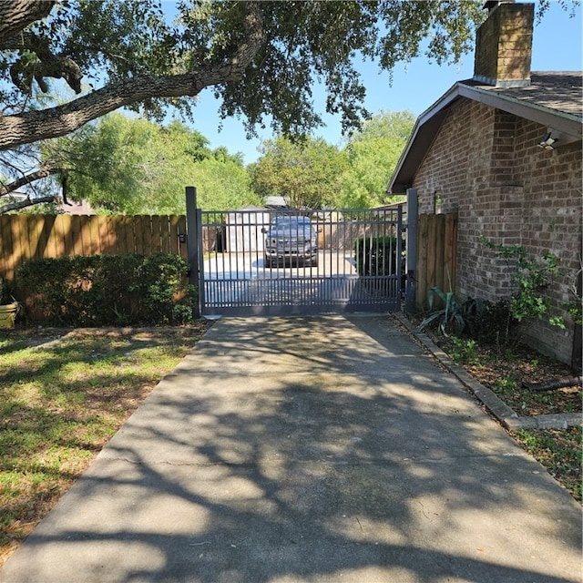 view of gate