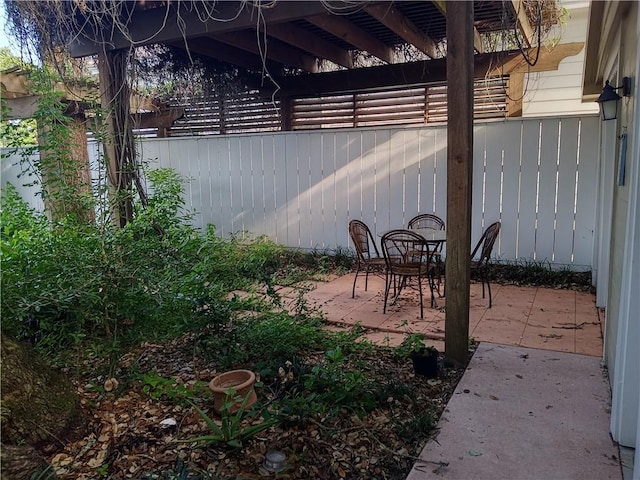 view of patio