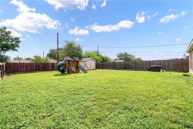 11330 Brendel, Corpus Christi, TX 78410 - fenced backyard featuring a storage shed