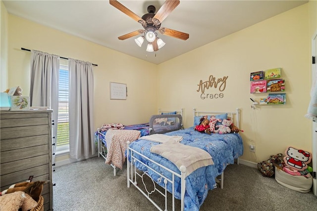 11330 Brendel, Corpus Christi, TX 78410 - carpeted bedroom featuring baseboards and ceiling fan