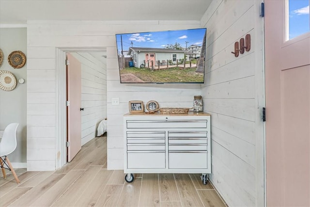 interior details with wood walls