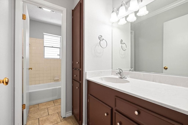 10710 Atlanta St, Corpus Christi, TX 78410 - bathroom featuring vanity and tile patterned flooring