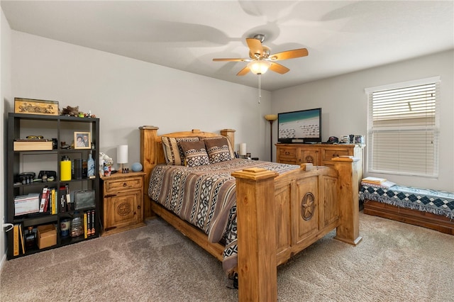 10343 Rosalina Loop, Converse, TX 78109 - carpeted bedroom with a ceiling fan