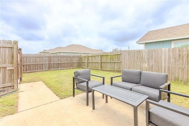 view of patio / terrace with outdoor lounge area