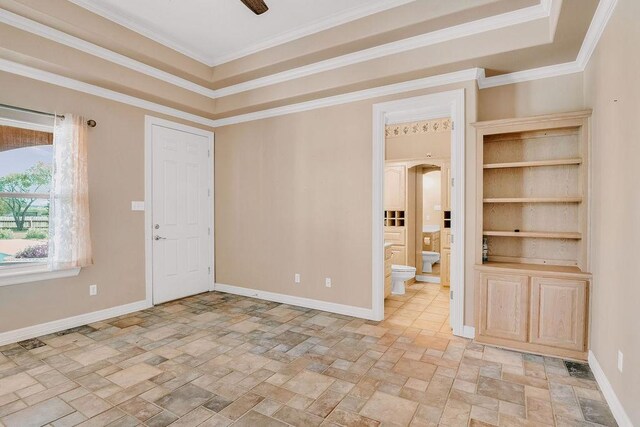 4950 Deer Park, Corpus Christi, TX 78413 - unfurnished room with stone tile flooring and ornamental molding