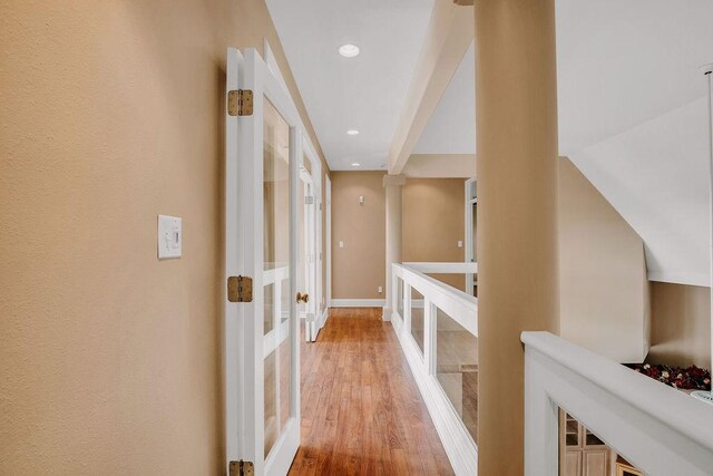 4950 Deer Park, Corpus Christi, TX 78413 - hall with light wood-style floors and recessed lighting
