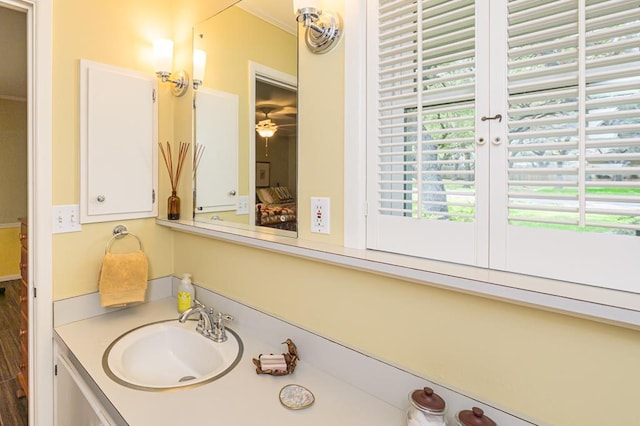 161 Red Bird Rdg, Beeville, TX 78102 - bathroom featuring vanity and wood finished floors