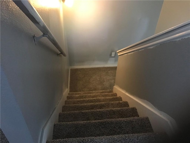 5026 Graford Pl, Corpus Christi, TX 78413 - stairs with carpet