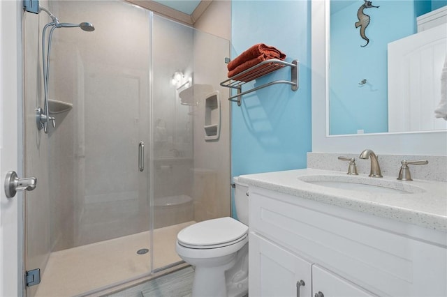 108 Bayshore Drive, Ingleside On The Bay, TX 78362 - full bathroom with toilet, a shower stall, and vanity