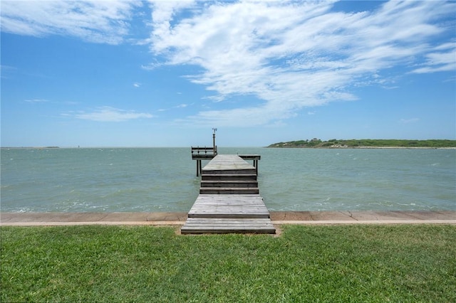 108 Bayshore Drive, Ingleside On The Bay, TX 78362 - dock featuring a water view