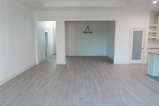 3525 Sahar Lk, Corpus Christi, TX 78380 - interior space with light wood-style flooring and baseboards