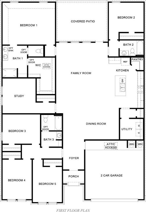 3545 Sahar Lake Dr, Robstown, TX 78380 - view of floor plan / room layout