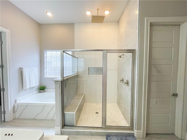 8137 Berenstain Dr, Corpus Christi, TX 78414 - full bath featuring a shower stall and a bath
