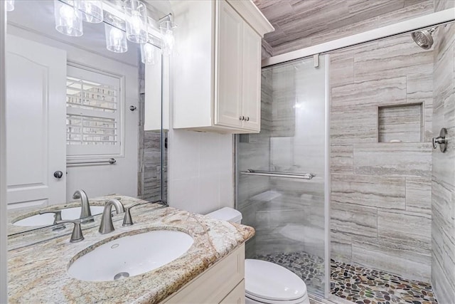 209 Jackson Pl, Corpus Christi, TX 78411 - bathroom featuring a shower stall and vanity