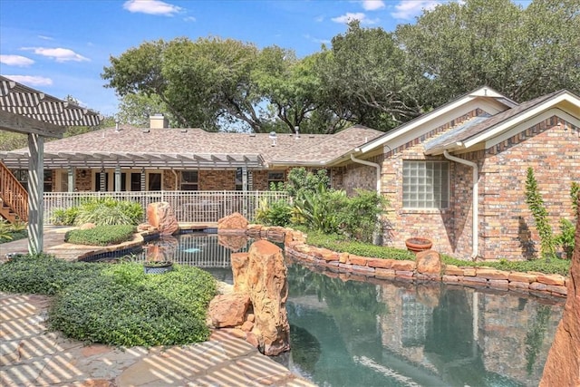 209 Jackson Pl, Corpus Christi, TX 78411 - view of pool with a pergola