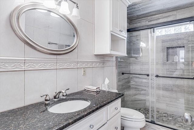209 Jackson Pl, Corpus Christi, TX 78411 - bathroom featuring a shower stall and vanity