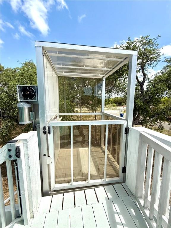 607 Huisache Lane, Ingleside On The Bay, TX 78362 - view of wooden terrace