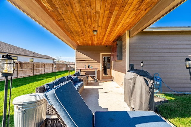 view of patio