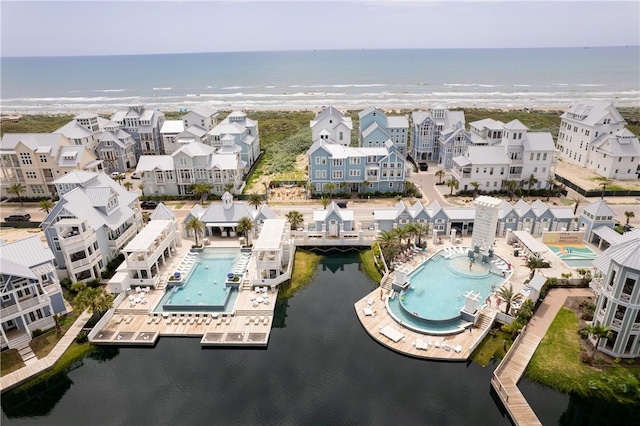 320 S Shore Dr, Port Aransas, TX 78373 - drone / aerial view of a large body of water