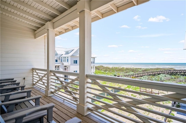 328 Coastline Dr, Port Aransas, TX 78373 - balcony with a water view