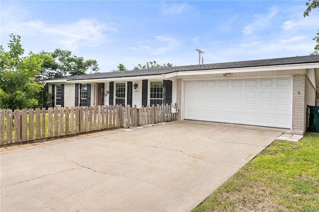 4249 Dody St, Corpus Christi, TX 78411 - single story home featuring brick siding, a garage, concrete driveway, and a porch