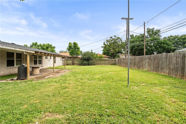 4249 Dody St, Corpus Christi, TX 78411 - fenced backyard featuring a patio