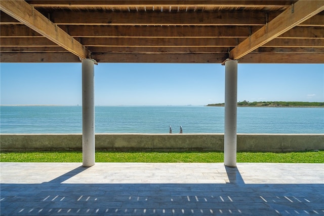 view of water feature