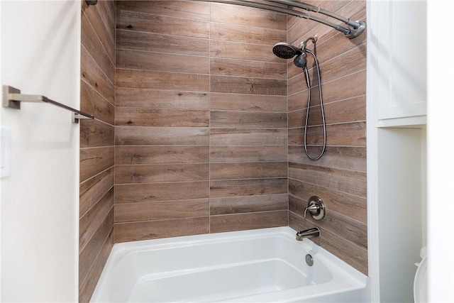 full bathroom featuring shower / tub combination